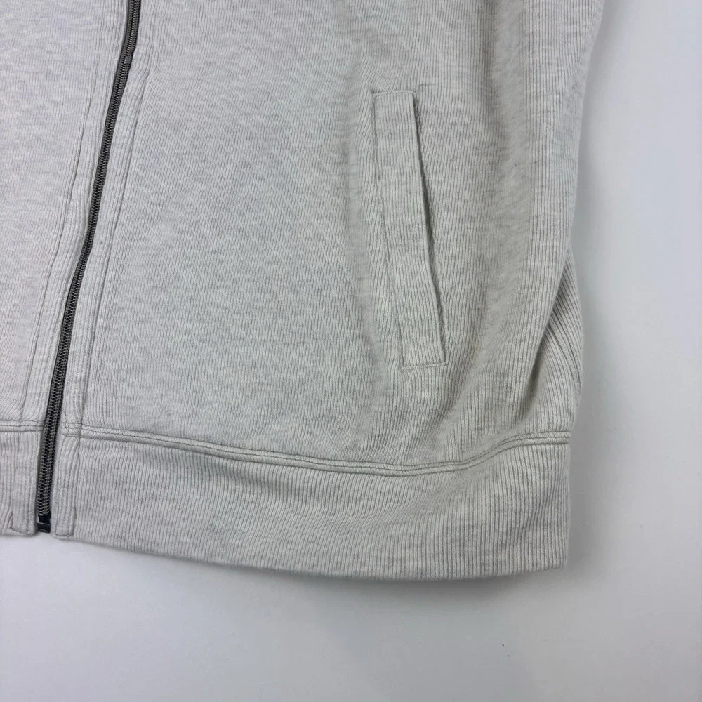 Tommy Bahama Full Zip Sweater Vest Mens Large Beige Embroidered Cotton - Picture 6 of 11